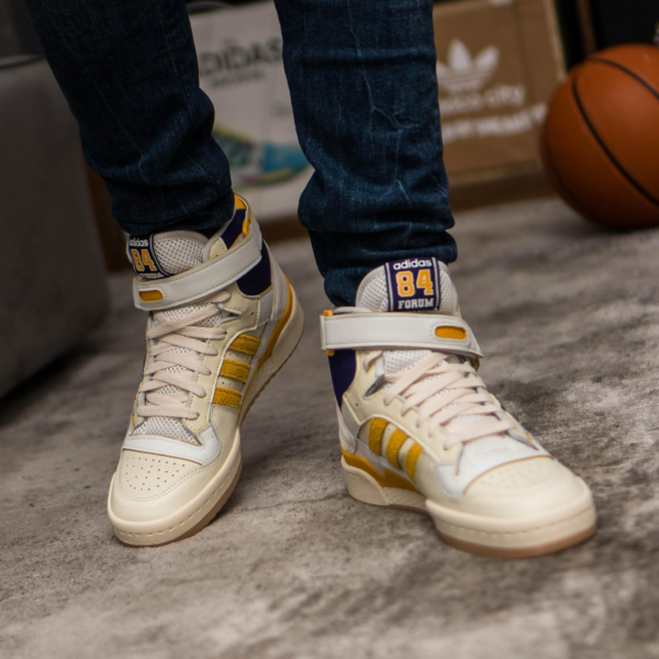 Giày Adidas Forum 84 High Collegiate Purple Collegiate Gold GX9054 - Hình ảnh 3