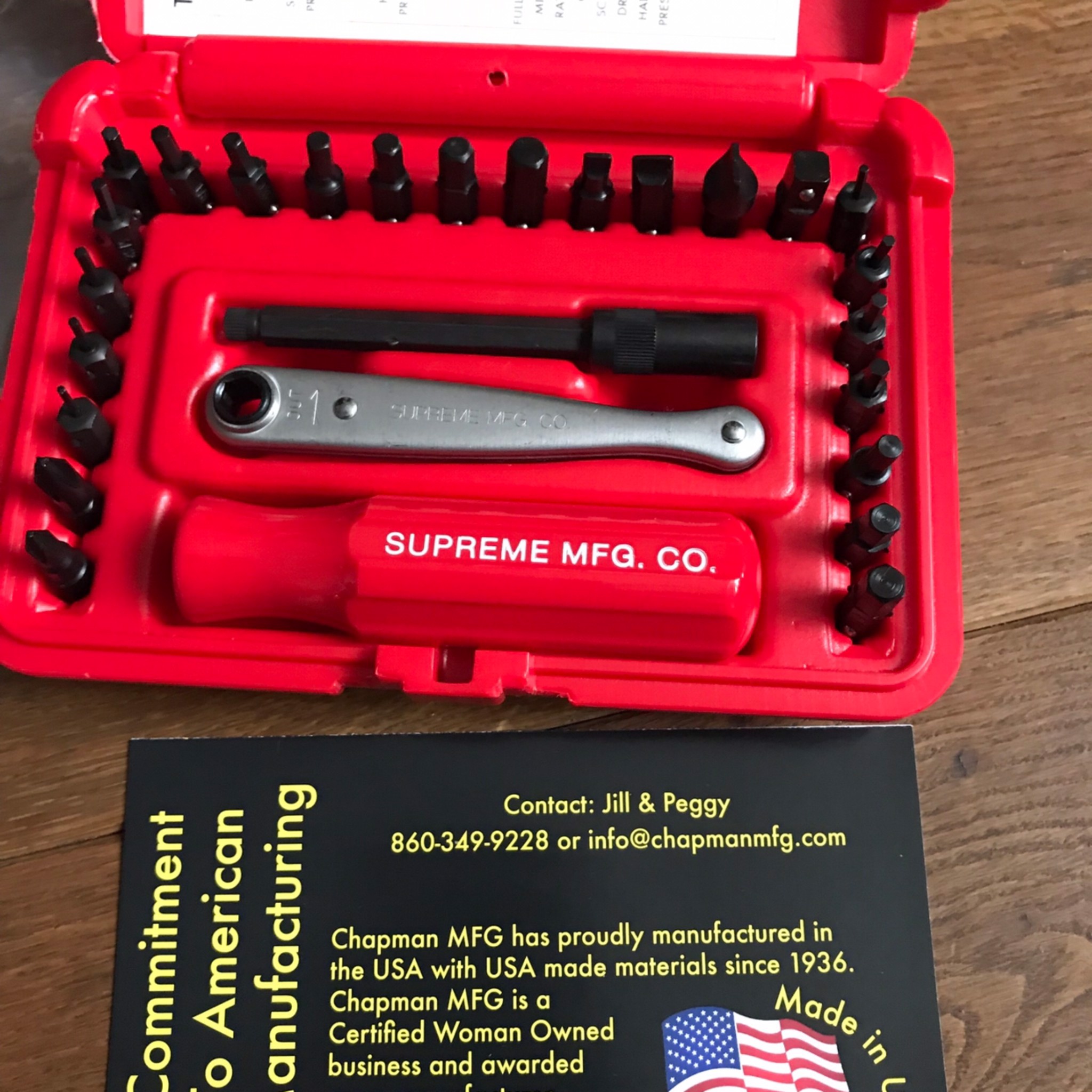 Supreme Chapman Screwdriver Set