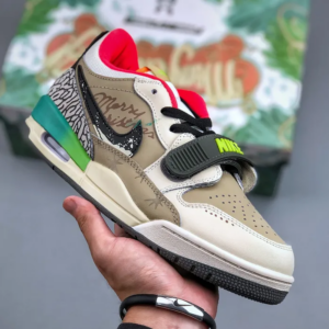 Giay Nike Air Jordan Legacy 312 Low 'White And Orange Green' DZ2762-101