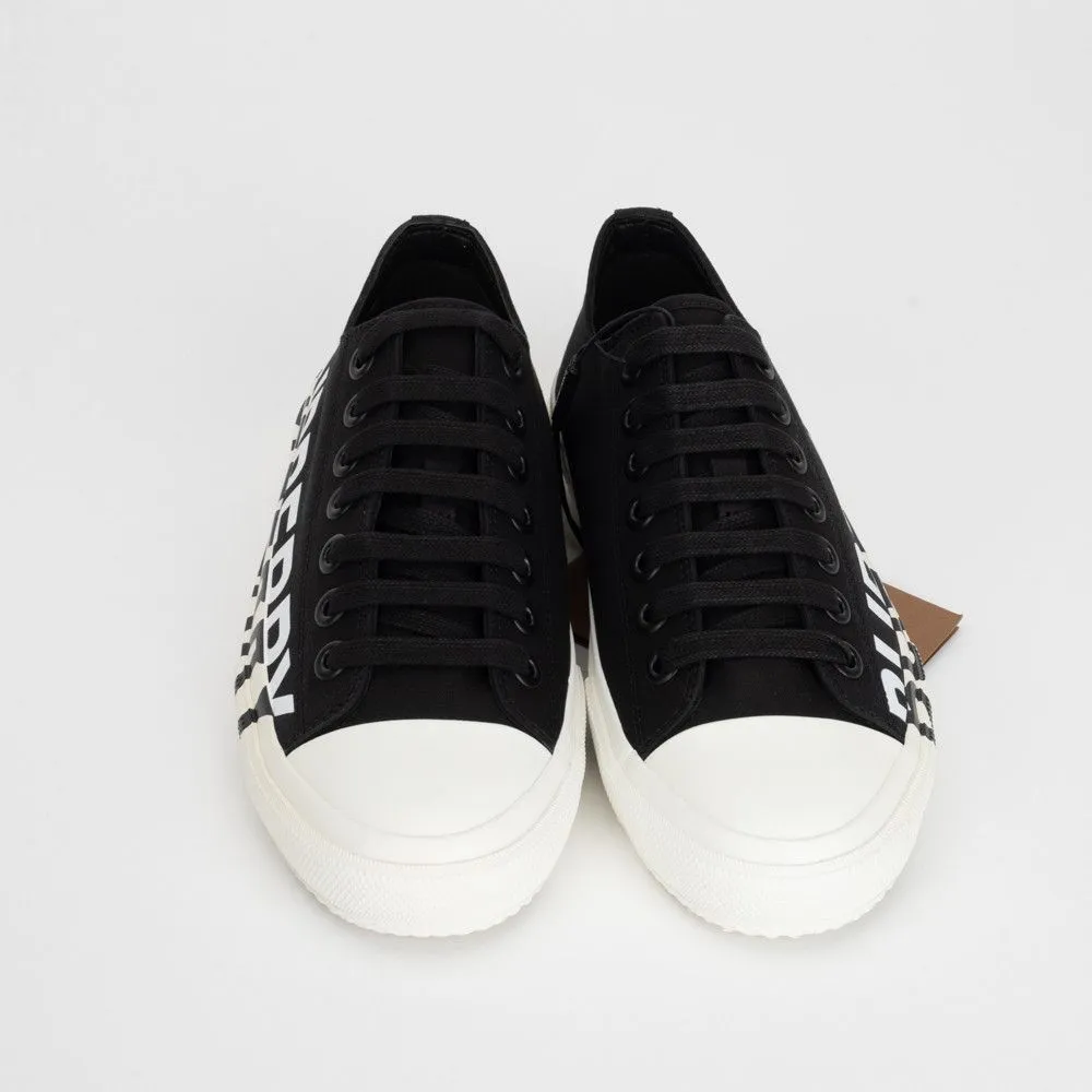 Alternative view of Giày Burberry Larkhall Low Top Lace Up Sneakers In Black 8045845