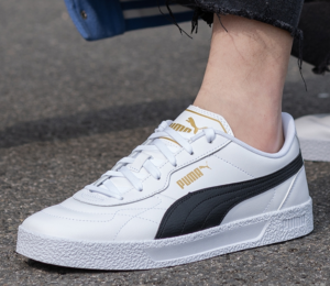 Alternative view of Giày Puma Club Zone 'White Black' 383919-04