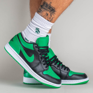 Giay Nike Air Jordan 1 Low 'Lucky Green' 553560-065