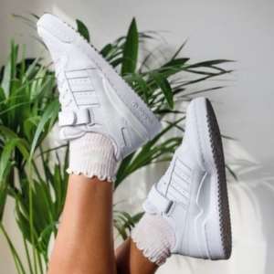 Alternative view of Giày Adidas Forum Low J 'Triple White' FY7973