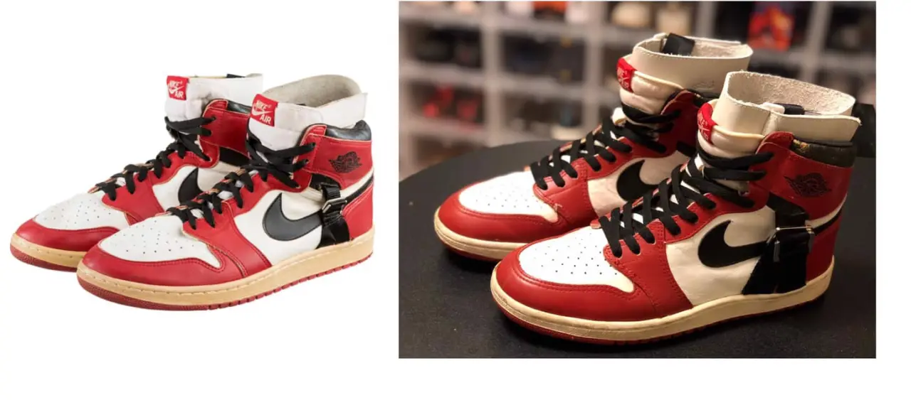 Air Jordan 1 Chicago Injury Strap - phien ban chua tung duoc ke