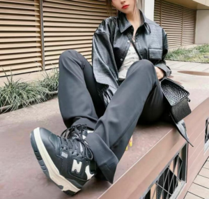 Alternative view of Giày New Balance 550 'Black White' BB550LBW