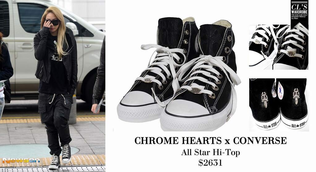 Converse x Chrome hearts Chuck Taylor High
