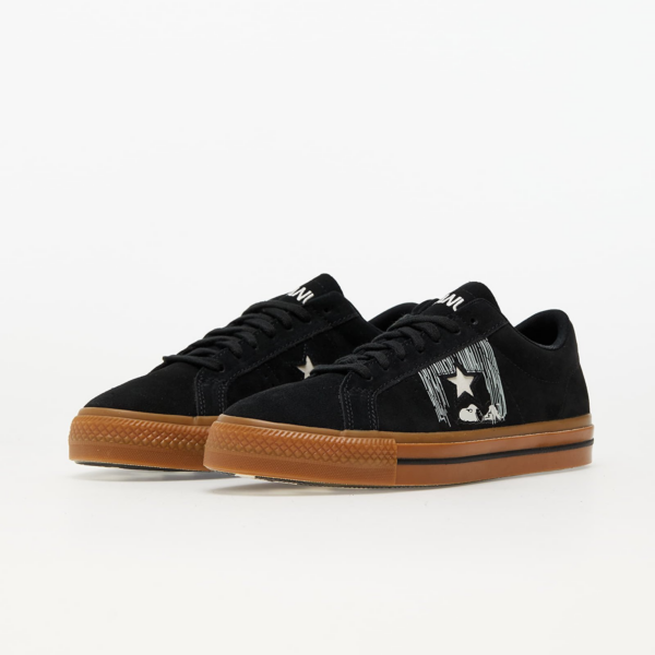 Giày Converse One Star x Peanuts 'Black' A01873C - Hình ảnh 7