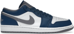 Giay Nike Air Jordan 1 Low 'True Blue Cement' 553558-412