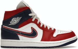 Giày Nike Air Jordan 1 Mid 'USA' DQ7648-600