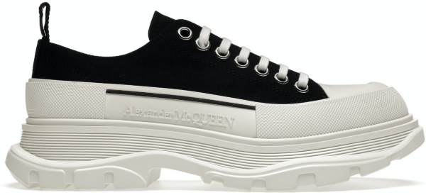 Giày Alexander Mc.Queen Tread Slick 'Black White'