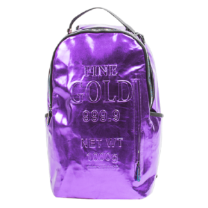 Balo SPRAYGROUND Purple Fine Gold Backpack