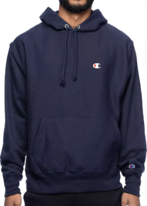 Champion Reverse Weave Hoodie Sweatshirt Navy A1704H-NAV