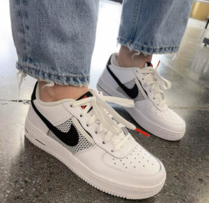 Alternative view of Giày Nike Air Force 1 LV8 'Mesh Pocket White' DH9596-100
