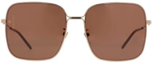 Kính Gucci Brown Square Ladies Sunglasses GG0443S-002