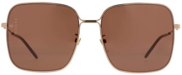 Kính Gucci Brown Square Ladies Sunglasses GG0443S-002