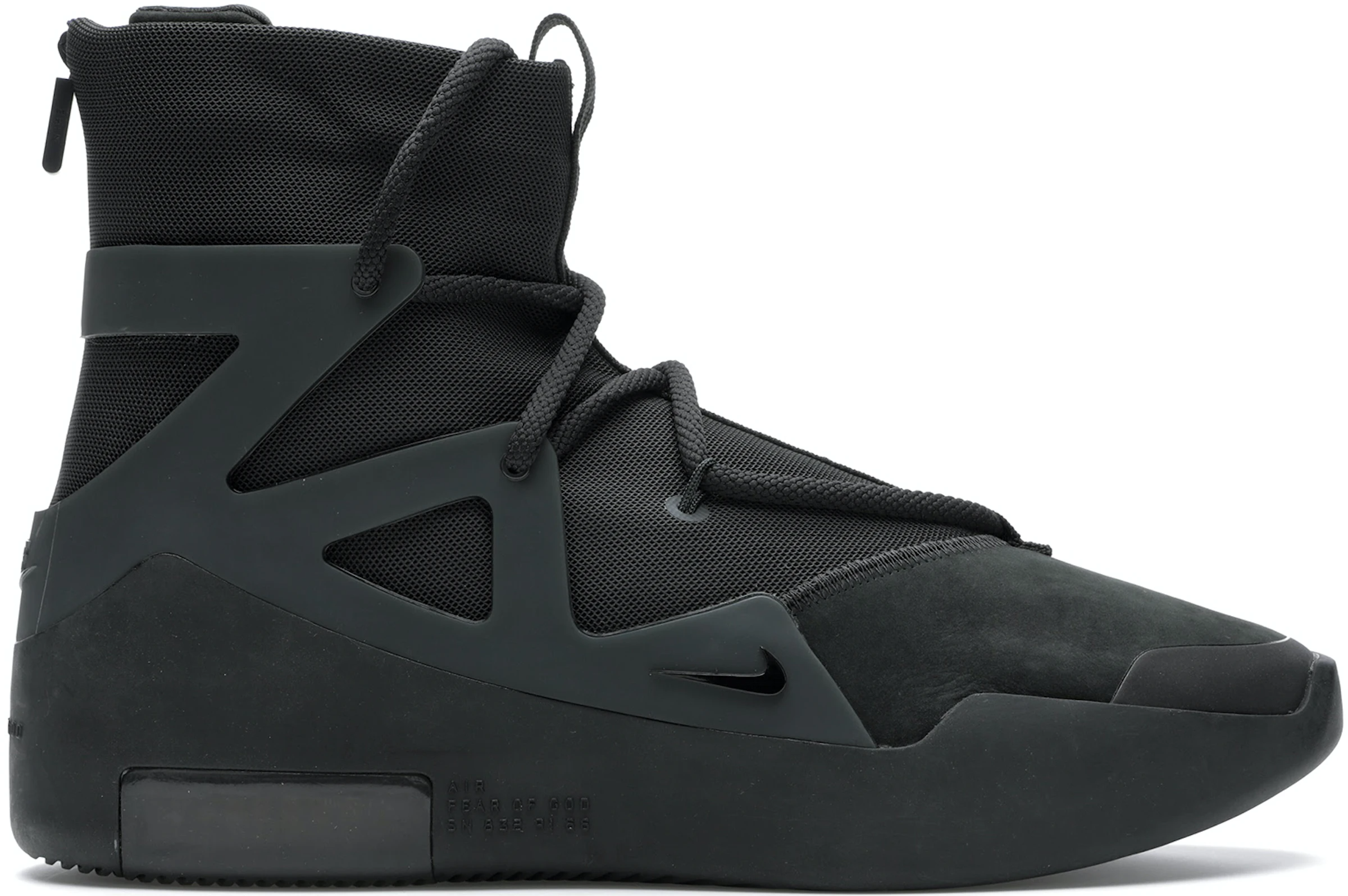 Giày Nike Air Fear Of God 1 'Triple Black' Ar4237-005 - Authentic-Shoes