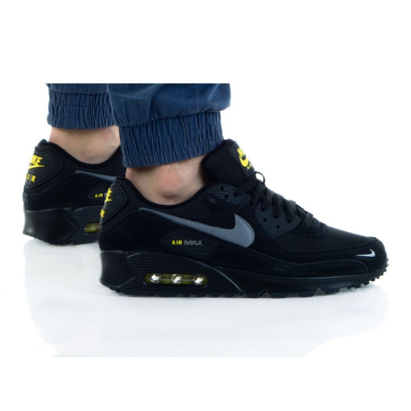 Giày Nike Air Max 90 'Black Yellow Strike Metallic' DO6706-001 - Hình ảnh 2