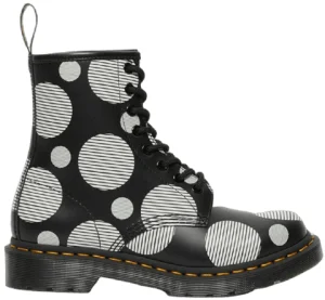 Giày Dr.Martens 1460 Women's Polka Dot Smooth 'Black White' 26876009