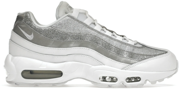 Giày Nike Air Max 95  Wmns White Metallic Silver DH3857-100