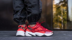 Alternative view of Giày Nike Wmns M2K Tekno 'Red Suede' AV7030-600