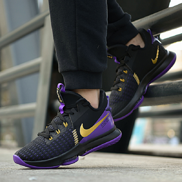 Giày Nike LeBron Witness 5 EP 'Lakers' CQ9381-001 - Hình ảnh 2