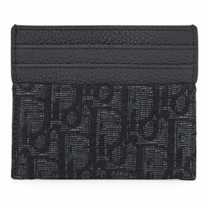 Vi Dior Card Holder 'Black Dior Oblique Jacquard' 2ESCH135YSE-H03E