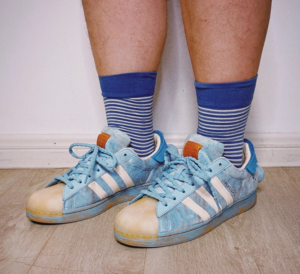 Giay Adidas Superstar 'Melting Sadness CNY Blue' GY7012