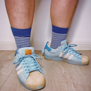 Giay Adidas Superstar 'Melting Sadness CNY Blue' GY7012