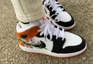 Giay Nike Air Jordan 1 Mid 'Floral' DQ8390-100