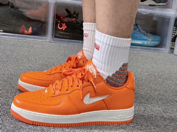 Giày Nike Air Force 1 Jewel 'Safety Orange' FJ1044-800 - Hình ảnh 6