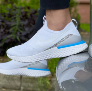 Alternative view of Giày Nike Epic Phantom React Flyknit 'White' CK0090-100