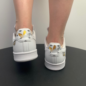 Giay Adidas Wmns Stan Smith 'White Silver Gold' FX5652