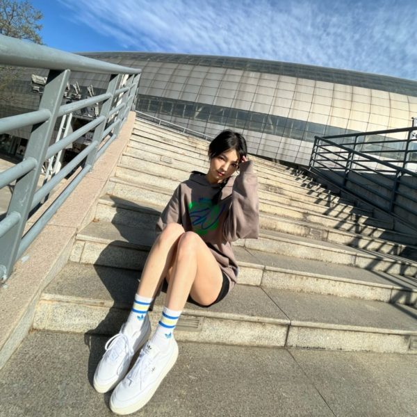 Giày Adidas Wmns Her Court 'Triple White' GY3579 - Ảnh 7