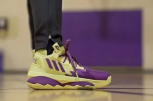 Alternative view of Giày Adidas Dame 8 Shoes 'Glory Purple' GY2906
