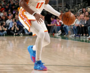 Alternative view of Giày Adidas Dame 8 Battle Of The Bubble 'Blue' GY2770