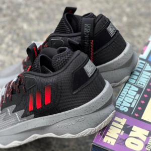 Giay Adidas Dame 'Black Grey Red' HR1558