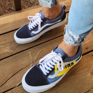 Giay Vans Vault x Krink Old Skool LX 'Blue' VN0A4BVF173