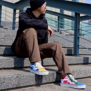 Giay Vans BAPE x Sk8-Hi 36 DX 'Multi Camo' VN0A38GF7BM