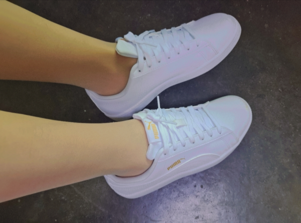 Giày Puma Up Trainers White Gold 372605-07 - Hình ảnh 2