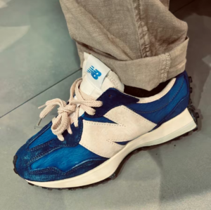 Alternative view of Giày New Balance 327 'Luxe Blue' MS327VA