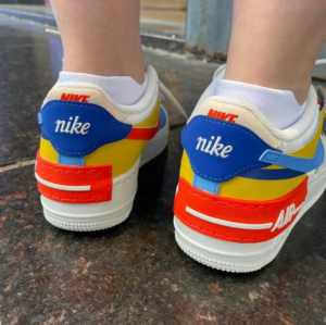 Giay Nike Air Force 1 Low Shadow Sail 'Orange University Blue' CI0919-115