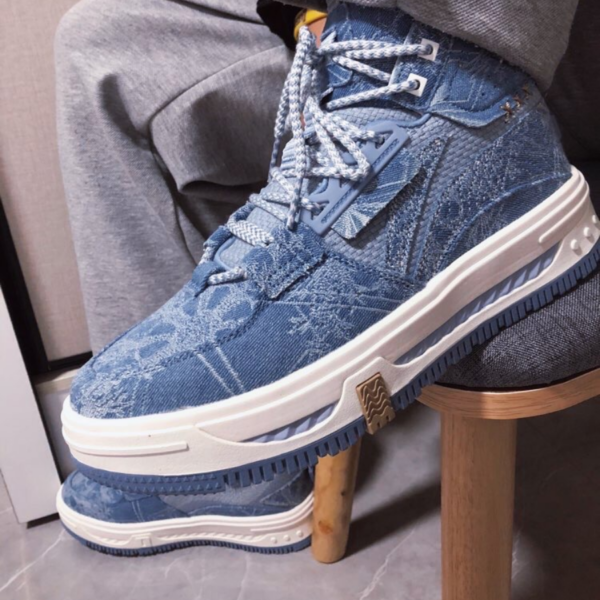 Giày Li Ning Wuxing Series Xingchuan High Top Classic Casual Dark Blue AGCR467-5 - Hình ảnh 4