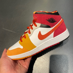 Giay Nike Air Jordan 1 Mid SE GS 'Picnic' DX2460-601