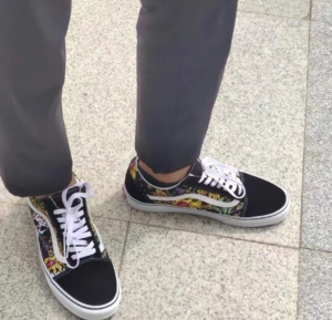 Giay Vans Old Skool 'Black Skull' VN0A7Q2J640