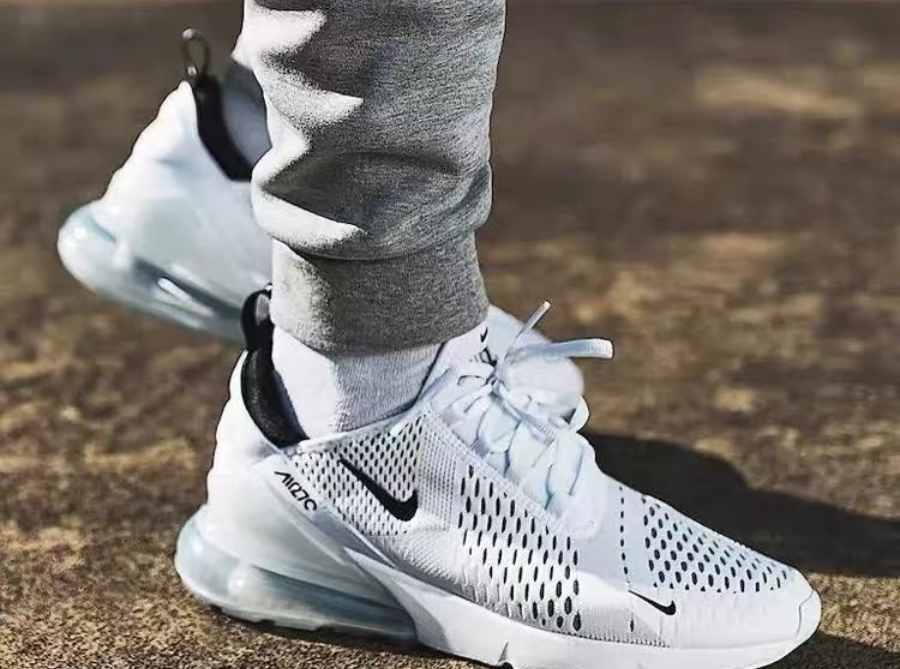 Women's Nike Air Max 270 White/Black/White (AH6789 100) - 11.5 