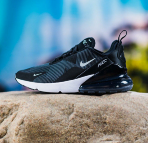 Giay Nike Air Max 270 Knit Jacquard GS 'Black' AR0301-008
