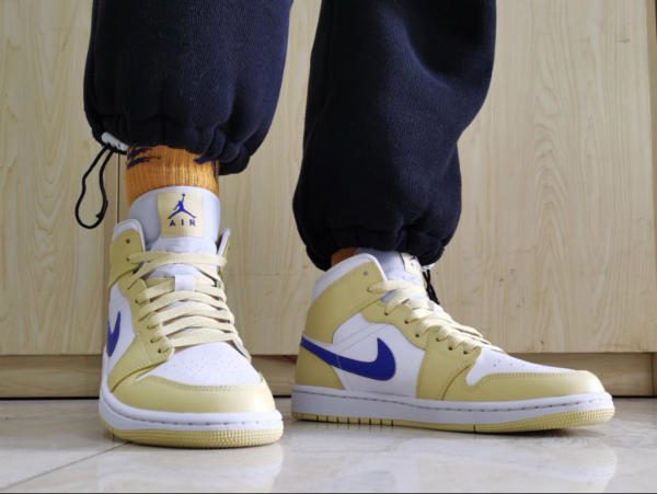 Giày Nike Air Jordan 1 Mid 'Tan Gum' BQ6472-701 - Hình ảnh 5