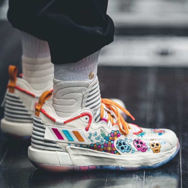 Giày Adidas Dame 7 Extply day Of The Dead 'Cream White' GW3832 - Hình ảnh 2