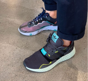 Giay Adidas ZX 4000 Futurecraft 4D 'Carbon' BD7865