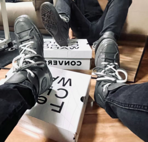 Giay Converse Chuck Taylor 1970S x Feng Chen Wang 'Black' 167343C